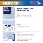 BNX TruFilter 18x20x1 MERV 10 Air Filters