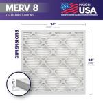 BNX TruFilter 24x24 Air Filter MERV 8 (4-Pack)