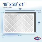 Clorox MERV 8 Pleated Air Filters, Pack of 4