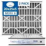 Air Bear 20x25x5 MERV 8 Pleated Filters (2-Pack)