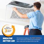 BNX TruFilter 20x22x1 MERV 10 Air Filter 4-Pack