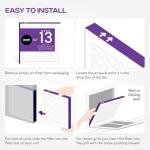 20x20x2 MERV 13 Air Filter 6-Pack