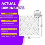 20x20x1 MERV 13 Pleated Air Filters 6-Pack