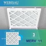 WEBISAU 12x12 Air Filter MERV 11, 6-Pack