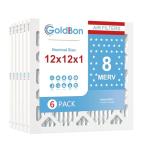 12x12 Air Filter 6-Pack, MERV 8 Dust Defense