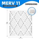 Chenzhit 10x24x1 Pleated Air Filters 6-Pack