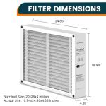 20x25x4 MERV 13 Air Filter 2-Pack