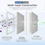 Washable Air Filter 25x25x1 | MERV 8 | USA Made