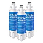 PUREPLUS NSF42 Certified Refrigerator Water Filter 3-Pack