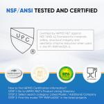 PUREPLUS NSF42 Certified Refrigerator Water Filter 3-Pack