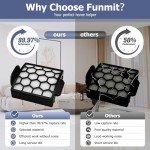 Funmit 2 HEPA Filter + 6 Foam & Felt Filter Kit Replacement for Shark Navigator Zero-M Self-Cleaning Brushroll Pet Pro Upright Vacuum ZU60 ZU62 ZU62C NV150 NV151 NV255, Part #1238FT60 & 1239FT60