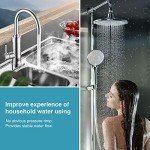 Membrane Solutions 20 Micron Pleated Water Filter Home 10"x4.5" Whole House Heavy Duty Sediment Replacement Cartridge Compatible with ECP10-1,ECP20-BB,R50-BBSA,FXHSC,CB1-SED10-BB (4 Pack)