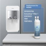 HMASAV W10295370A water filter replacement, Compatible with EDR1RXD1,EDR1RXD1B,W10295370,Filter 1,WHR1RXD1,KAD1RXD1,P4RFWB,P8RFWB2L,46-9930,46-9081 3PACK