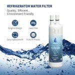 HMASAV W10295370A water filter replacement, Compatible with EDR1RXD1,EDR1RXD1B,W10295370,Filter 1,WHR1RXD1,KAD1RXD1,P4RFWB,P8RFWB2L,46-9930,46-9081 3PACK