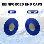 Wowreed Pool Filter Compatible with C1200, cx1200re, PA120, C-8412, FC-1293, Clearwater II 125, Pro Clean 125, 120 sq. ft, 1 Pack