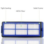 Replacement Parts Filters for Eufy RoboVac 11S Max, 15C Max, 30C Max, 25C Max, G10, G20, G30, G30 Edge, G30 Hybrid, G30 Verge, G32 Pro Robotic Vacuum Accessories Kit - 6 Pack