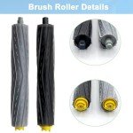 Replacement Parts for irobot Roomba 805 960 860 861 866 870 880 890 900 960 980 981 985 Robot Vacuum, 1 Debris Extractor 3 Filters 4 Side Brushes & 4Screws