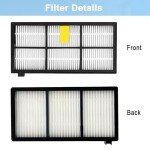Replacement Parts for irobot Roomba 805 960 860 861 866 870 880 890 900 960 980 981 985 Robot Vacuum, 1 Debris Extractor 3 Filters 4 Side Brushes & 4Screws