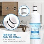 Lannathor W10413645A Water Caps Replacement Part Compatible with Kenmore 9082, EDR2RXD1, W10413645, 46-9082, 46-9903, P6RFWB2 (3 Packs)