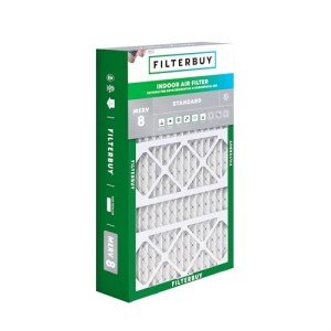 Filterbuy 17x26x4 Air Filter MERV 8 Dust Defense (1-Pack), Pleated HVAC AC Furnace Air Filters Replacement for Lennox (Actual Size: 16.56 x 25.94 x 4.13 Inches)
