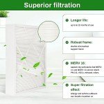Upgrade X8788 MERV 16 Filter 20x26x5 Filter X8788 20x26x5 Air filter Merv 16 carbon clean Furnace Filter Replace for PCO20-28 PureAir ，x8788 Merv16 Filter -1pack