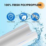 PUREPLUS 10" x 4.5" Whole House Pleated Sediment Filter for Well Water, Replacement Cartridge for GE FXHSC, Culligan R50-BBSA, Pentek R50-BB, DuPont WFHDC3001, American Plumber W50PEHD, GXWH40L, 2Pack