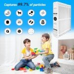 YEEREAD EXPXXFIL0324 Filters, EXPXXFIL0324 Replacement Filter Compatible for Bryant/Carrier Cabinet, 24x25x5 Air Filter Merv 10, Part Number: EXPXXFIL0324 (1 Pack)