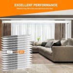 BAYFTFREXM2 Perfect Fit 5 Filter Media Compatible with American Standard and Trane BAYFRAME210A FLR06232 PerfectFit Filter HVAC Systems, 21 x 27 x 5 Expandable Filters MERV 13, 2 Pack