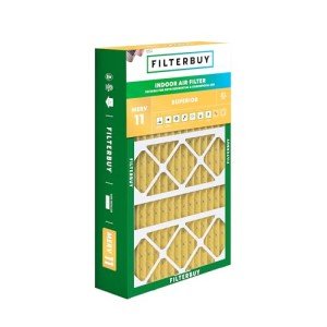 Filterbuy 17x26x4 Air Filter MERV 11 Allergen Defense (1-Pack), Pleated HVAC AC Furnace Air Filters Replacement for Lennox (Actual Size: 16.56 x 25.94 x 4.13 Inches)