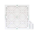 Glasfloss 21 1/2 x 23 5/16 x 1 Carrier Replacement MERV 10 Pleated Air Filters Box of 6