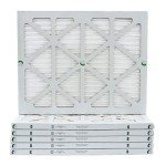 Glasfloss 21 1/2 x 23 5/16 x 1 Carrier Replacement MERV 10 Pleated Air Filters Box of 6