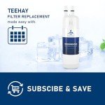 TEEHAY W10295370A Water Filter Replacement, Compatible With EDR1RXD1, Filter 1, WHR1RXD1, W10295370, KAD1RXD1, P8RFWB2L, P8WB2L, P4RFWB, P5WB2L 3 Pack (3)