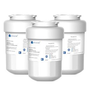 Lifefilter Replacement for MWF Refrigerator Water Filters, MWFP, HDX FMG-1, MWFA, GWF, GSE25GSHECSS, WFC1201, RWF1060, 197D6321P006, 9991, PC75009(3 Pack)