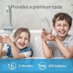 Lifefilter Replacement for MWF Refrigerator Water Filters, MWFP, HDX FMG-1, MWFA, GWF, GSE25GSHECSS, WFC1201, RWF1060, 197D6321P006, 9991, PC75009（3 Pack)