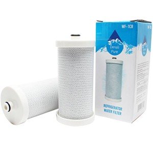 2-Pack Replacement 1CB Water Filter for Frigidaire, Kenmore, Sears, White Westinghouse, Crosley Refrigerators - Compatible with Frigidaire WF1CB, WFCB, FRS6R5ESBL, FRS6R5ESB6, FRS6LR5EM2