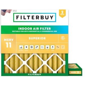 MERV 11 Allergen Defense Air Filters, 2-Pack