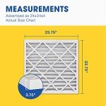 Aerostar MERV 13 Pleated Air Filter 6-Pack