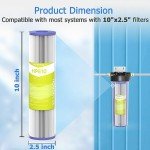 MewMore 20 Micron Whole House Water Filter Cartridges
