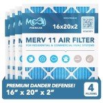 16x20x2 MERV 11 Air Filter 4-Pack