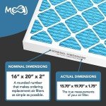 16x20x2 MERV 11 Air Filter 4-Pack