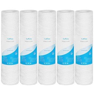 Lafiucy 10" x 2.5" 10 Micron Water Filter - 5 Pack