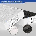 Pitymody MERV 16 Carbon Filter 3-Pack 16x25x5