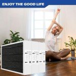 Pitymody MERV 16 Carbon Filter 3-Pack 16x25x5