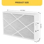 Zomixzo MERV 16 HVAC Filter 2-Pack 16x25x5