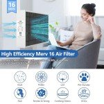 2 Pack MERV 16 HVAC Filters Compatible with Lennox