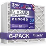 BNX TruFilter MERV 8 Air Filters 6-Pack
