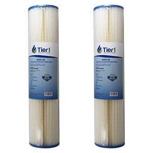 5 Micron 20"x4.5" Pleated Sediment Water Filters 2-Pack