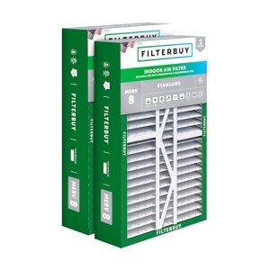 16x25x5 MERV 8 Pleated Air Filters (2-Pack)
