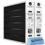 Lennox X6672 MERV 16 Carbon Furnace Filters 2-Pack