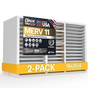 BNX TruFilter MERV 11 AC Air Filters 2-Pack
